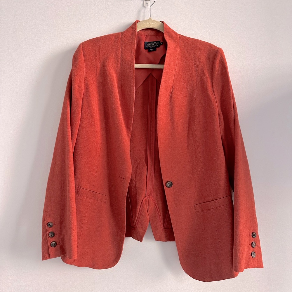 Pendleton Red Blazer - image 1